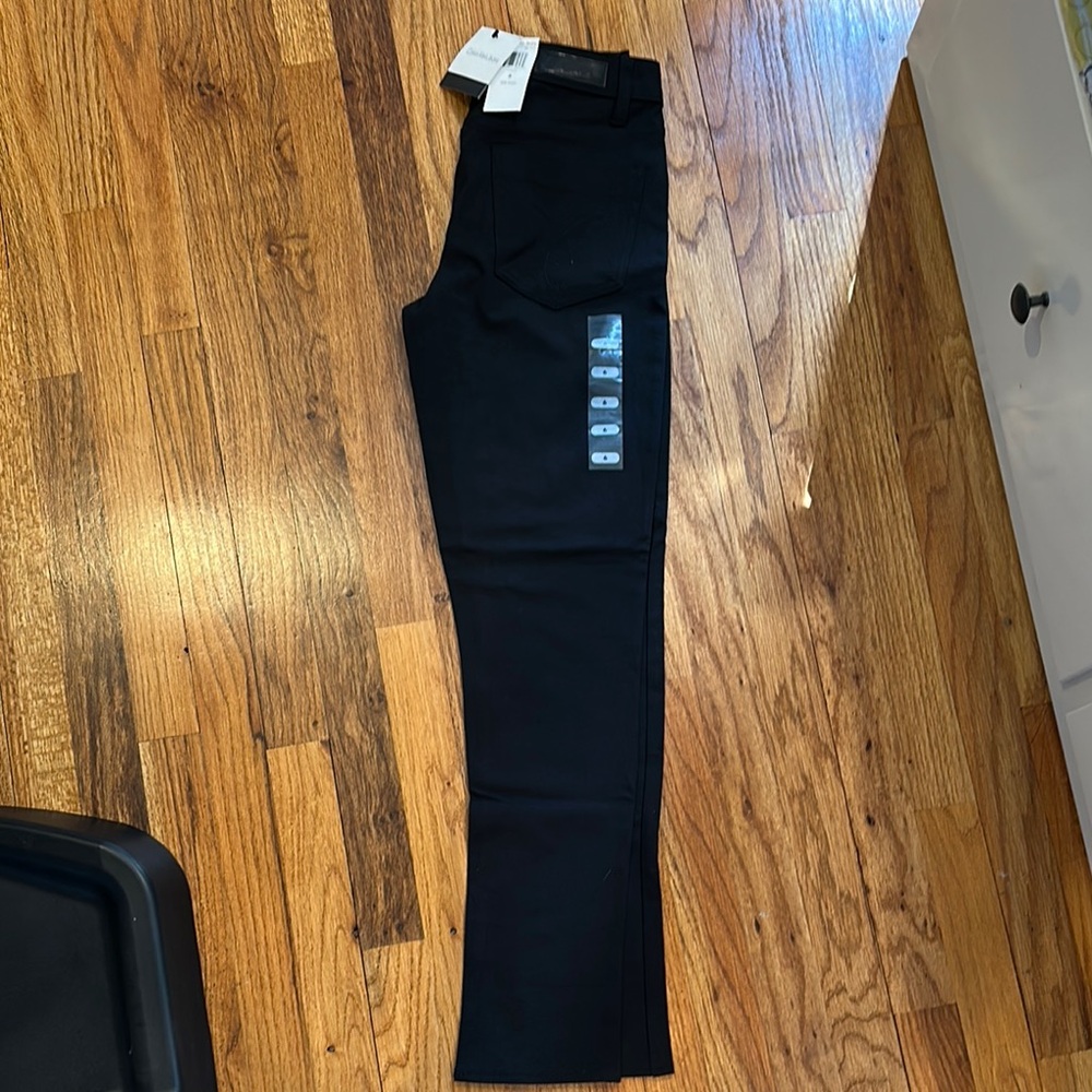 Calvin Klein Jeans Black Straight-Leg Pants